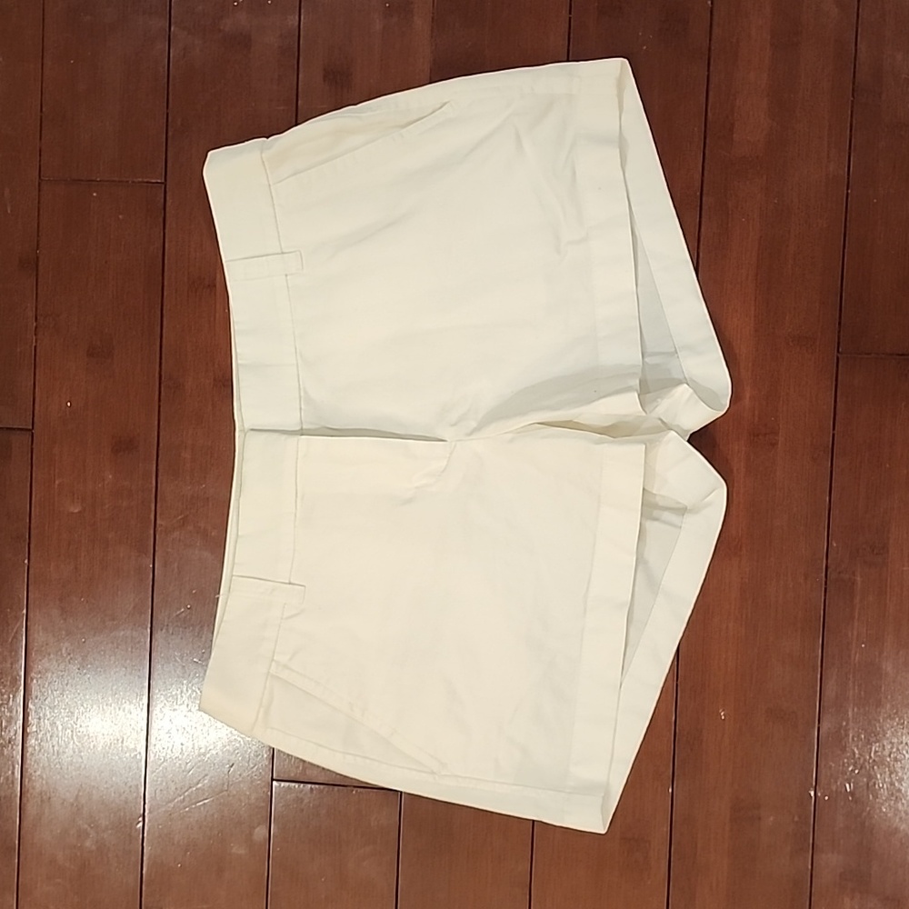 J Crew Factory White 3" Shorts